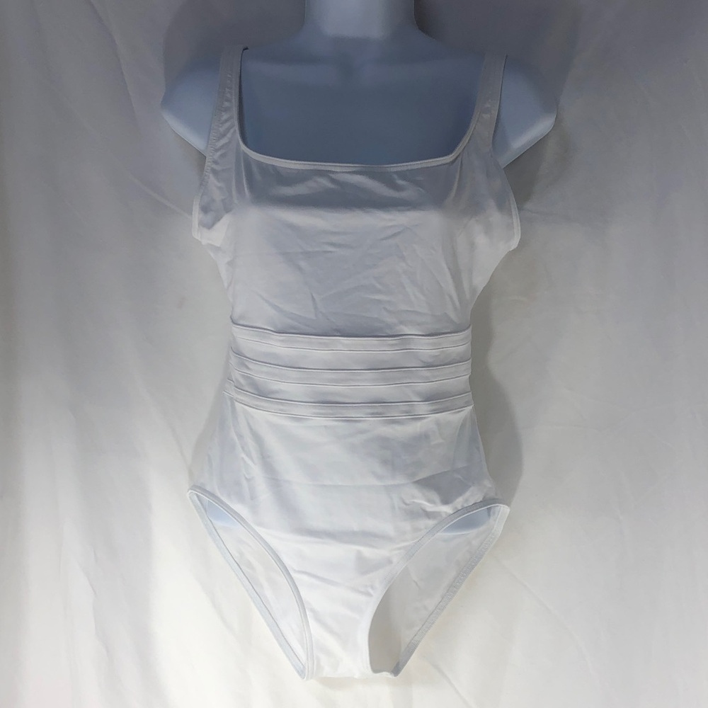 ERES Retail $660 Luxury White One-Piece Swimsuit L XL 12